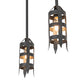 Meyda Lighting Middleburry 94" 4-Light Wrought Iron Island Pendant Light