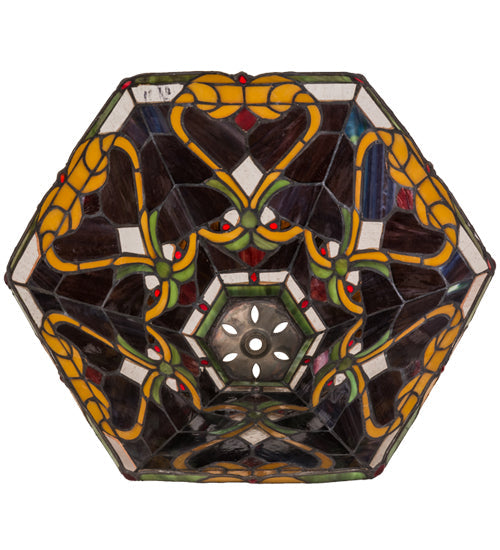 Meyda Lighting Middleton 16" Multi-Colored Shade Glass