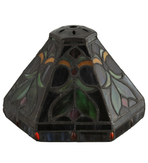 Meyda Lighting Middleton 7.5" Multi-Colored Shade Glass
