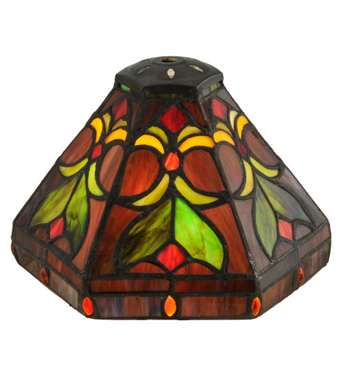 Meyda Lighting Middleton 7.5" Multi-Colored Shade Glass