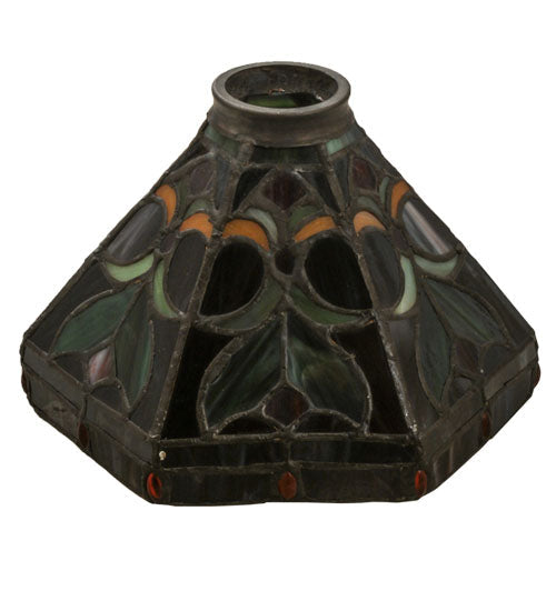 Meyda Lighting Middleton 8" Multi-Colored Shade Glass