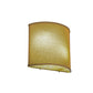 Meyda Lighting Milford 12" 2-Light Golden Wheat Wall Sconce