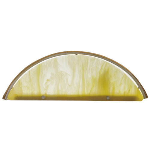 Meyda Lighting Milford 12" 2-Light Golden Wheat Wall Sconce