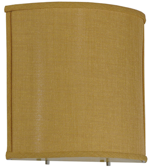 Meyda Lighting Milford 12" 2-Light Wall Sconce With Golden Wheat Shade Glass