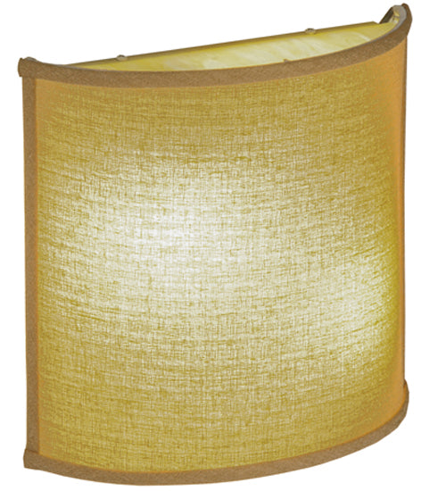 Meyda Lighting Milford 12" 2-Light Wall Sconce With Golden Wheat Shade Glass