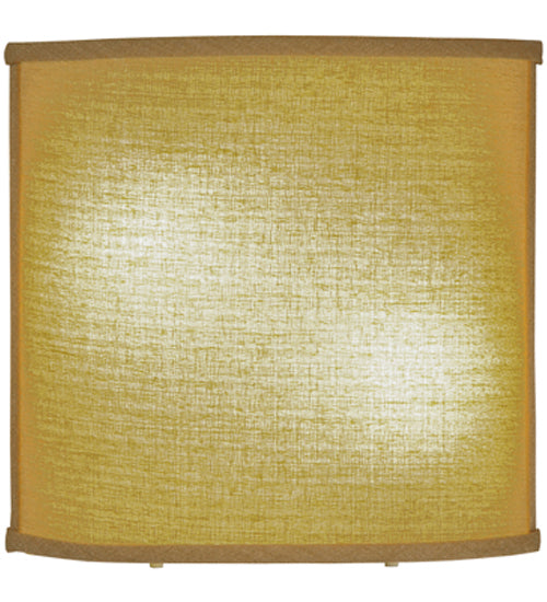 Meyda Lighting Milford 12" 2-Light Wall Sconce With Golden Wheat Shade Glass