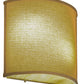 Meyda Lighting Milford 12" 2-Light Wall Sconce With Golden Wheat Shade Glass