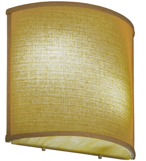 Meyda Lighting Milford 12" 2-Light Wall Sconce With Golden Wheat Shade Glass