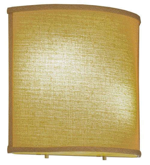 Meyda Lighting Milford 12" 2-Light Wall Sconce With Golden Wheat Shade Glass