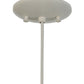 Meyda Lighting Milk Bottle 5" LED White Mini Pendant Light With Frosted Clear Shade Glass