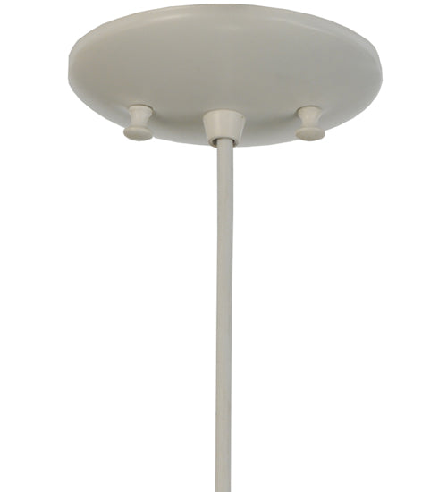 Meyda Lighting Milk Bottle 5" LED White Mini Pendant Light With Frosted Clear Shade Glass