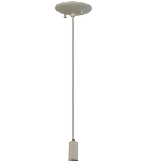 Meyda Lighting Milk Bottle 5" LED White Mini Pendant Light With Frosted Clear Shade Glass