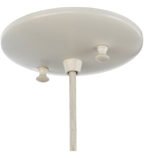 Meyda Lighting Milk Bottle 5" White Mini Pendant Light With Frosted Clear Shade Glass