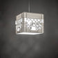 Meyda Lighting Milk Crate 18" White Pendant Light With White Shade