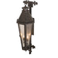Meyda Lighting Millesime 14" 3-Light Coffee Bean Wall Sconce With Clear Seeded Shade Glass