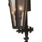 Meyda Lighting Millesime 14" 3-Light Coffee Bean Wall Sconce With Clear Seeded Shade Glass