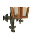 Meyda Lighting Millesime 14" Raw Copper and Verdigris Wall Sconce With Clear Seeded Shade Glass
