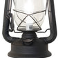 Meyda Lighting Miners Lantern 12" Costello Black Table Lamp With Clear Shade Glass