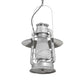 Meyda Lighting Miners Lantern 13" Galvinized Silver Pendant Light With Frosted Clear Shade Glass