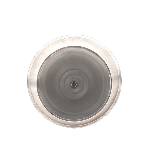 Meyda Lighting Miners Lantern 13" Galvinized Silver Pendant Light With Frosted Clear Shade Glass