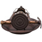 Meyda Lighting Miners Lantern 16" Distressed Rust Lantern Wall Sconce With Clear Shade Glass