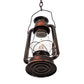 Meyda Lighting Miners Lantern 220231 7" Vintage Copper Mini Pendant Light With Clear Shade Glass