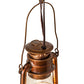Meyda Lighting Miners Lantern 7" 2-Light Vintage Copper Mini Pendant Light With Clear Shade Glass