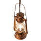 Meyda Lighting Miners Lantern 7" 2-Light Vintage Copper Mini Pendant Light With Clear Shade Glass