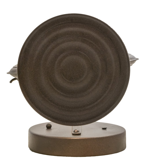 Meyda Lighting Miners Lantern 7" Distressed Rust Lantern Wall Sconce With Clear Frosted Shade Glass