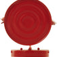 Meyda Lighting Miners Lantern 7" Ruby Red Lantern Wall Sconce With Clear Shade Glass