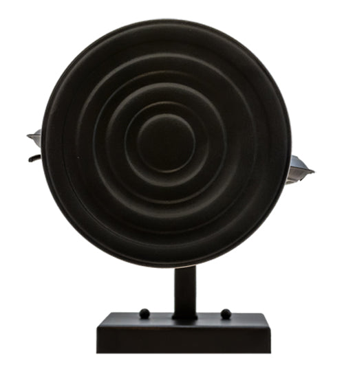 Meyda Lighting Miners Lantern 7" Textured Black Wall Sconce With Clear Shade Glass