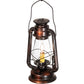 Meyda Lighting Miners Lantern 7" Vintage Copper Mini Pendant Light With Clear Shade Glass