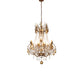 Meyda Lighting Minuet 38" 12-Light Autumn Leaf Chandelier With Amber Faux Candlelight