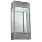 Meyda Lighting Mirage 8" LED Wall Sconce With Clear Shade Glass