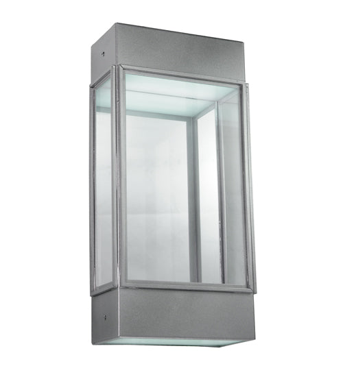Meyda Lighting Mirage 8" LED Wall Sconce With Clear Shade Glass