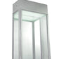 Meyda Lighting Mirage 8" LED Wall Sconce With Clear Shade Glass