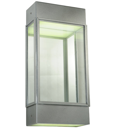 Meyda Lighting Mirage 8" LED Wall Sconce With Clear Shade Glass