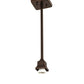 Meyda Lighting Mission 10" Mahogany Bronze Prime Pendant Light With White Opal Shade Glass