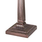 Meyda Lighting Mission 14" Mahogany Bronze Table Lamp Base