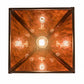 Meyda Lighting Mission 17" Mahogany Bronze Prime Pendant Light With Maduro Idalight Shade