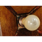 Meyda Lighting Mission 17" Vintage Copper Prime Pendant Light With Amber Mica Shade Glass