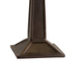 Meyda Lighting Mission 18101 10" Mahogany Bronze Table Lamp Base