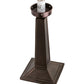 Meyda Lighting Mission 18101 10" Mahogany Bronze Table Lamp Base