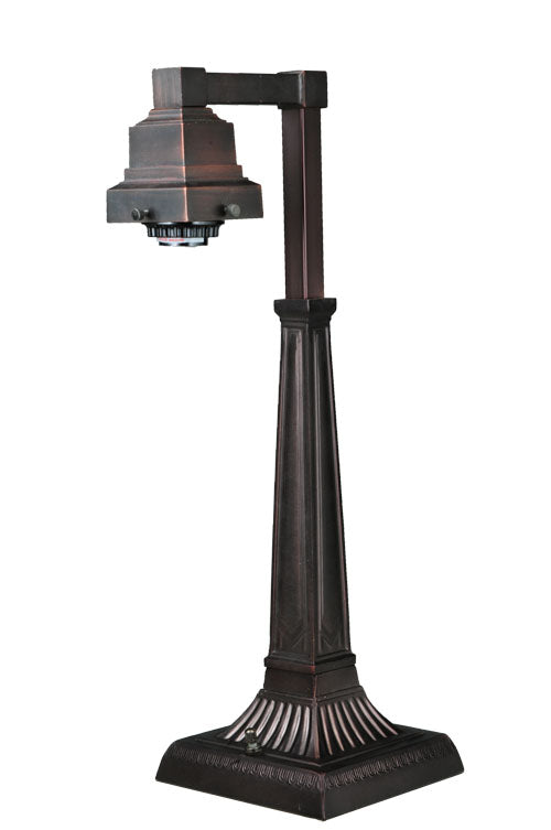 Meyda Lighting Mission 20" Mahogany Bronze Table Lamp Base