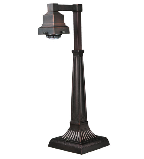 Meyda Lighting Mission 20" Mahogany Bronze Table Lamp Base