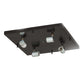 Meyda Lighting Mission 24" 4-Light Timeless Bronze Flush Mount Light With White Iridescent Art Shade Glass
