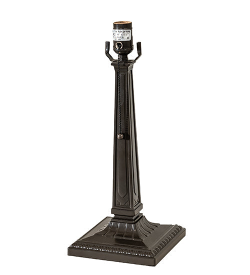 Meyda Lighting Mission 257601 14" Timeless Bronze Table Lamp Base