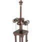 Meyda Lighting Mission 28" 2-Light Mahogany Bronze Column Table Lamp Base