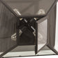 Meyda Lighting Mission 28" 4-Light Wrought Iron Prime Flush Mount Light With Clear Shade Glass
