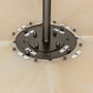 Meyda Lighting Mission 37" 12-Light Exterior Oil Rubbed Bronze Hill Top Pendant Light With Beige Sahara Taupe Idalight Shade